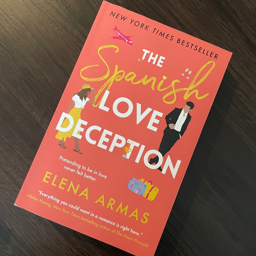 THE SPANISH LOVE DECEPTION BY ELENA ARMAS, PAPERBACK BOOK, LIGHTLY USED